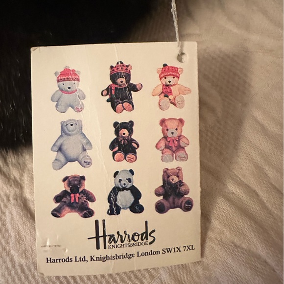 Rare Harrods 1995 Ten Teddies Anniversary Bear - Picture 6 of 12